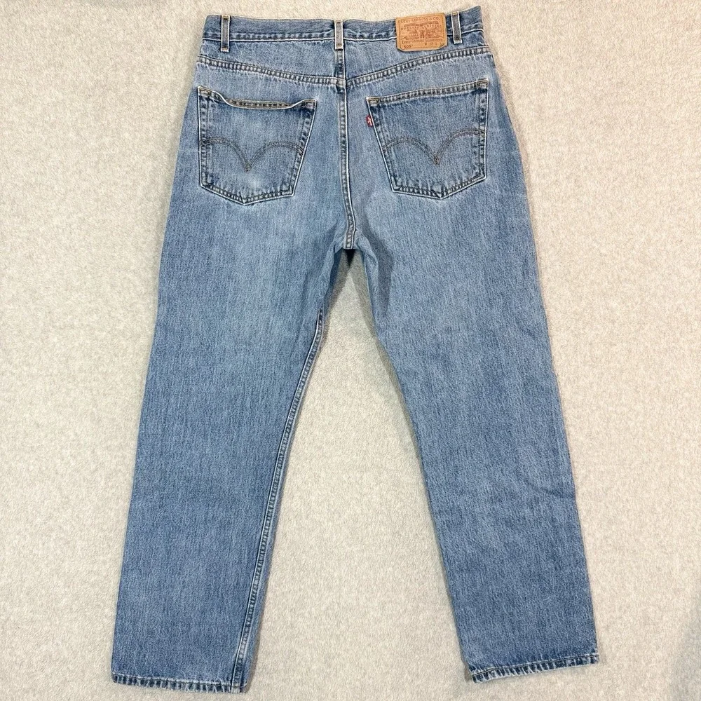 Vintage Levis 505 Jeans‎ Mens 38x30 Blue Regular Straight Medium Wash Y2K